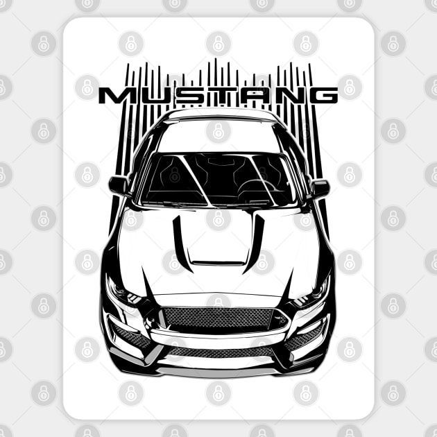 Mustang S550 - Dark Transparent/Multi Color Sticker by V8social